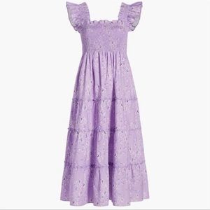 Hill House Lilac purple Bridgerton nap Ellie nap dress, size L, VGUC